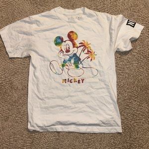 White Mickey Mouse T-shirt, size M